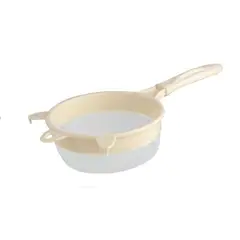 BASA - Colador Anatómico Chico Blanco-Almendra