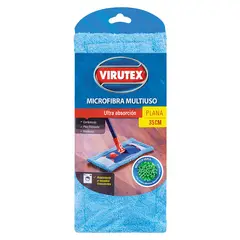 VIRUTEX - Mopa Plana Microfibra 35cm