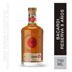 BACARDI - Ron Bacardí 8 Años Botella 750 mL