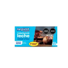 undefined - Cobertura de Leche Sabor Chocolate Negusa Sixpack Caja 100 g