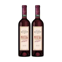 SANTIAGO QUEIROLO - Vino Borgoña Pack 2 Botellas 750 mL