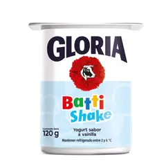 GLORIA - Yogurt Battishake Vainilla Envase 120 g