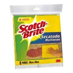 SCOTCH BRITE - Paños Secatodo Multiuso Empaque 8 Und