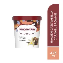 HAAGEN DAZS - VAINIL CARAM Y BROWNIEx473ML