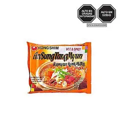 NONGSHIM - Sopa Carne Picante Nong Shim Bolsa 125 g