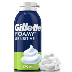 GILLETTE - Espuma de Afeitar Foamy Sensitive Envase 175 g