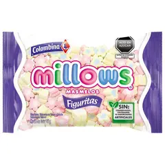 COLOMBINA - Marshmallows Millows Margarita Bolsa 145 g