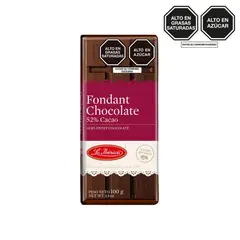 LA IBERICA - Tableta de Chocolate La Ibérica Fondant Empaque 100 g