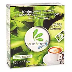 VIDA STEVIA - Endulzante Natural Caja 100 Sobres