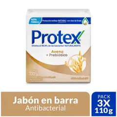 PROTEX - Jabón en Barra Avena 3X110g