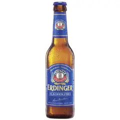 ERDINGER - Cerveza de Trigo Weisbber Sin Alcohol Botella 500 mL