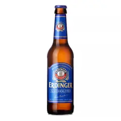 ERDINGER - Cerveza de Trigo Sin Alcohol Botella 330 mL