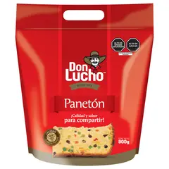DON LUCHO - Panetón x 900 g Bolsa Zip