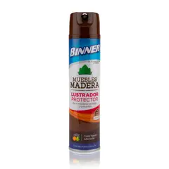 BINNER - Lustrador Protector Muebles de Madera Envase 400 mL