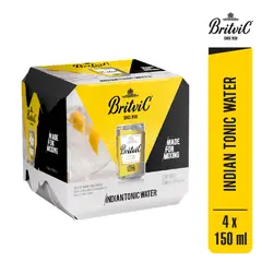 BRITVIC - Agua Tónica Pack 4 Latas 150 mL