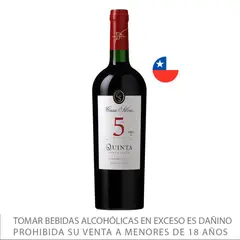 CASA SILVA - Vino Tinto Quinta Generación Botella 750 mL