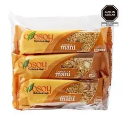 CROSOY - Sixpack Barra de Ajonjolí con Maní