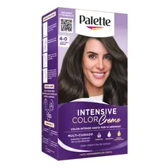 PALETTE INTESIVE COLOR CREME - Tinte Palette Color Cream Tono 4-0 Castaño Medio
