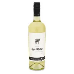 LAS MULAS - Vino Blanco Orgánico Sauvignon Reserva Botella 750 mL