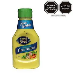 VALLE FERTIL - Salsa Finas Hierbas Envase 370 g