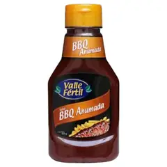 VALLE FERTIL - Salsa BBQ Ahumada Envase 370 g