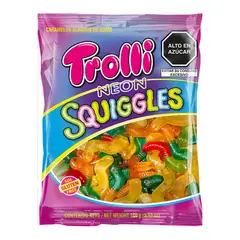 TROLLI - Caramelos Neón Squiggles Bolsa 100 g
