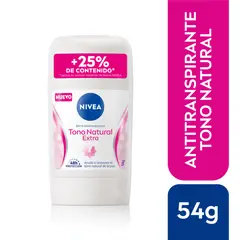 NIVEA - Desodorante en Barra Tono Natural Envase 54 g