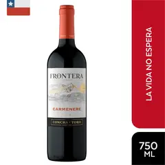 FRONTERA - Vino Carmenere 12° Botella 750 mL