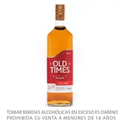 OLD TIMES - Whisky Red Botella 750 mL