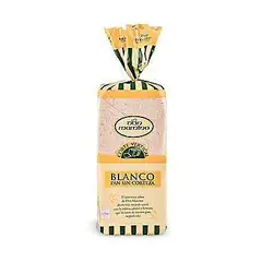 Pan de Molde Blanco Sin Corteza Bolsa 560 g