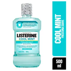 LISTERINE - Enjuague Bucal Cool Mint Zero Botella 500 mL