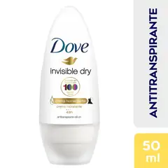 DOVE - Antitranspirante Roll On Invisible Dry Envase 50 mL