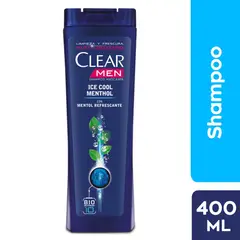 CLEAR - Shampoo Hombre Anti Caspa Ice Cool Botella 400 mL