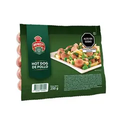 BRAEDT - Hot Dog de Pollo Empaque 250 g