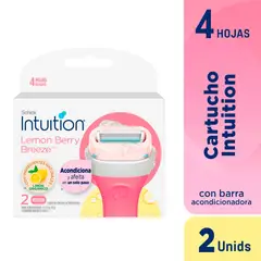 SCHICK - Repuesto Máquina de Afeitar Intuition Sensitive Caja 2 Und