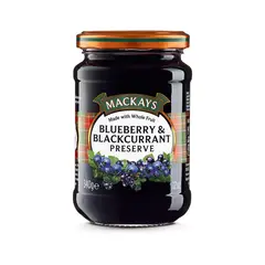 JOKER - Mermelada Escocesa Mackays de Arándano y Grosella Negra Envase 340 g