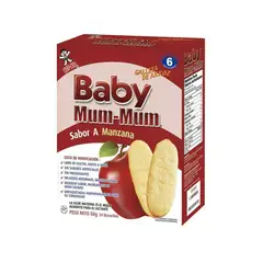 undefined - Galletas de Arroz Toddler Mum-Mum Manzana Caja 50 g