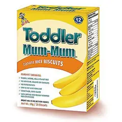 undefined - Galletas de Arroz Toddler Mum-Mum Banana Caja 50 g