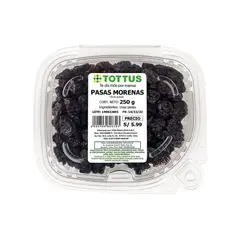 TOTTUS - Pasas Morenas Envase 250 g