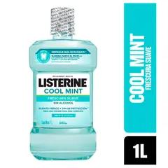 LISTERINE - Enjuague Bucal Cool Mint Zero Botella 1 L
