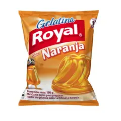 ROYAL - Gelatina Sabor Naranja Bolsa 160 g