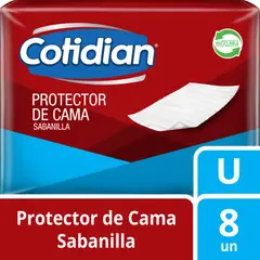 COTIDIAN - Protector De Cama Empaque 8 Und