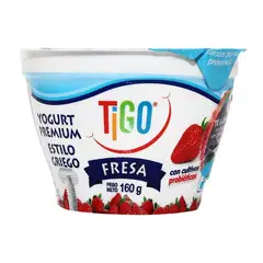 TIGO - YOGURT PREMIUM FRESA X 160 GR.