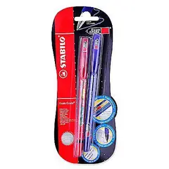 STABILO - Lápiceros Exam Colores Azul Y Rojo Empaque 2 Und