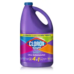 CLOROX - Ultra Quitamanchas Líquido Ropa Color Botella 3.78 L