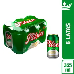 PILSEN CALLAO - Cerveza Six Pack Lata 355 mL