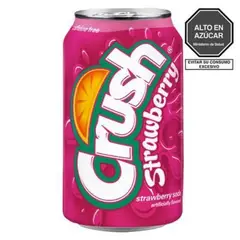 CRUSH - Gaseosa Fresa Lata 355 mL