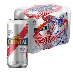CRISTAL - Cerveza Six Pack Lata 473 mL