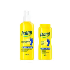 ISANA - Desodorante Spray 150 g + Talco 140 g