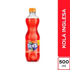 FANTA - Gaseosa Kola Inglesa Botella 500 mL